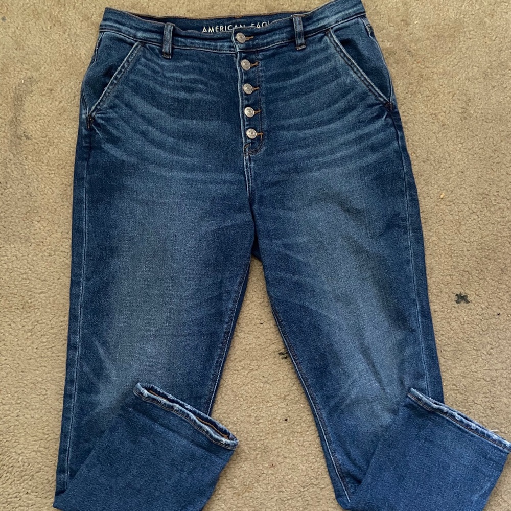 American eagle mom stretchy jeans